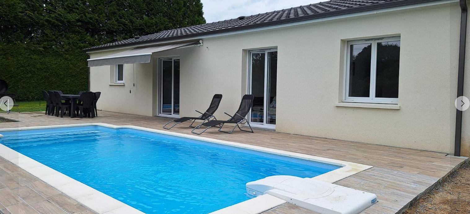 Les Granges De Soulagnieux Et Sa Piscine Privee Villa Piégut-Pluviers Exteriör bild